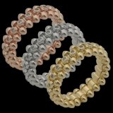 CAJ01    Ring with diamond bullet shape