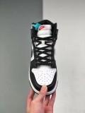 AJS52 Black and white classic men's and women's sneakers with box