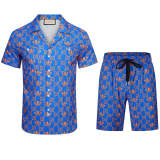 GUC284 New Fashion Summer Suit Short Sleeve Shirt Shorts