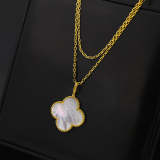 VAN2 Necklaces 316L steel plating gold Jewelry