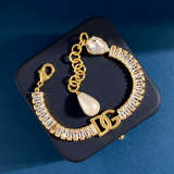 DGN2 New Necklace Bracelet Earrings Gold Plated Jewelry Set
