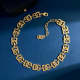 DGN1 Fashion New Style Necklace Jewelry Brass Material Gold-Plating 34cm+7cm lengthening