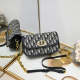 GDP02  leather bag High Quality with box 22-13-6.5CM