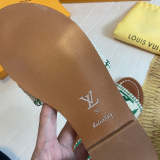 MJLS0 Leather slippers Women shoes 35-41  With box