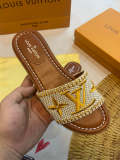 MJLS0 Leather slippers Women shoes 35-41  With box