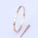 CAB56 Brand bangle LOVE screw bracelet with screwdriver classic bangle    Jewelry