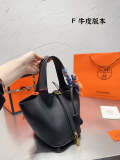 MHP0 Classic leather handbag with box +scarf  20CM
