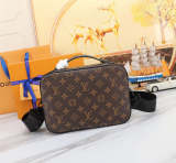 GLP066  High quality leather bag men bag  22 x 18 x 8CM