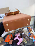 MHP1 Classic leather handbag with box 19CM 25CM No Box 28CM