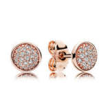 PDE100 pandora s925 Sterling Silver Earrings 1:1 Quality for women