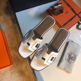 OHS0 Couples slipper Leather Shoes 35-42 with box