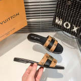 MJLS1 Women slipper Leather Shoes 35-42 with box