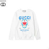 GCC163 Cute Doraemon Round Neck Sweatshirt for Men and Women
