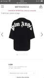 MYC1 Fashion  letter balck t-shirt