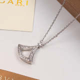 BVN21  Full of rhinestone drop pendant diamond necklace, stylish, simple and versatile clavicle