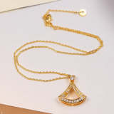 BVN21  Full of rhinestone drop pendant diamond necklace, stylish, simple and versatile clavicle