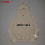 ESC1  Men's and women's three-dimensional letter printing loose plus fleece hoodie
