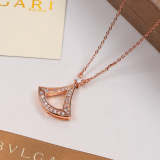 BVN21  Full of rhinestone drop pendant diamond necklace, stylish, simple and versatile clavicle