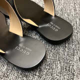 YGS012 Women and Man Leather Slippers 36-44 Shoes with Box