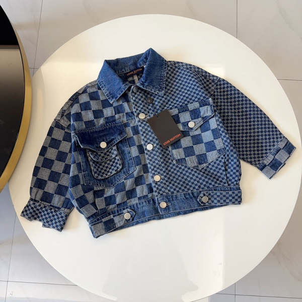 TLVC5 Boys and girls trendy Denim outerwear clothing