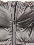 SPC3 Red label pressed rubber down vest, male and female couples