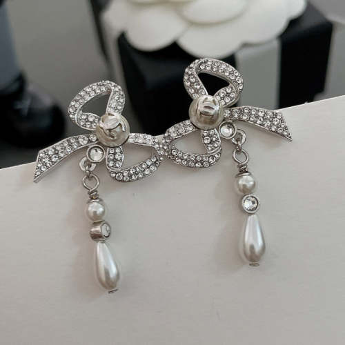 CE2 Fragrant butterfly hanging pearl drop earrings   Jewelry