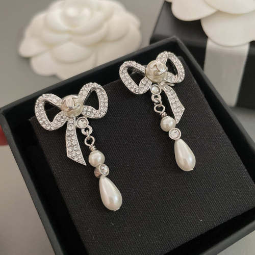 CE2 Fragrant butterfly hanging pearl drop earrings   Jewelry