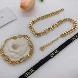 DN1 Latest Star Gold plated brass jewelry necklace bracelet