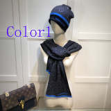 JLT1 Wool Cashmere knitting 55-58CM Hat and Scaft Can choose box