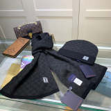 JLT2 Wool Cashmere knitting 55-58CM Hat and Scaft Can choose Box