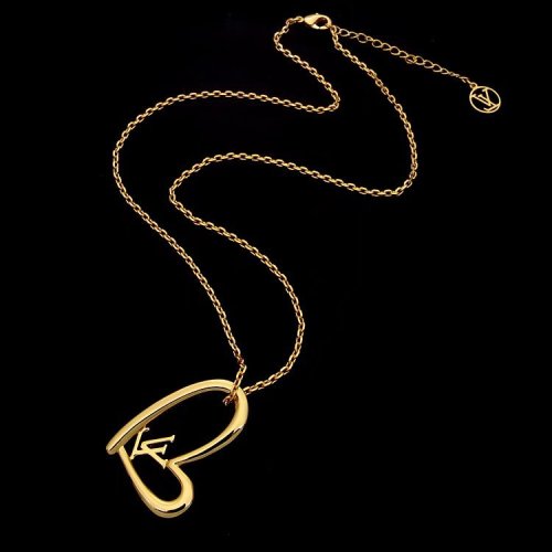 LN43 Gold plated brass jewelry necklace  Jewelry