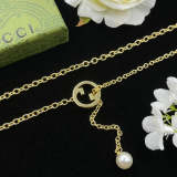 GN35  Necklace 316L steel plating gold Jewelry