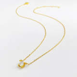 CAN36 Classic brand earring necklace, women's jewelry, copper plated with gold   Jewelry