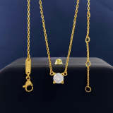 CAN36 Classic brand earring necklace, women's jewelry, copper plated with gold   Jewelry