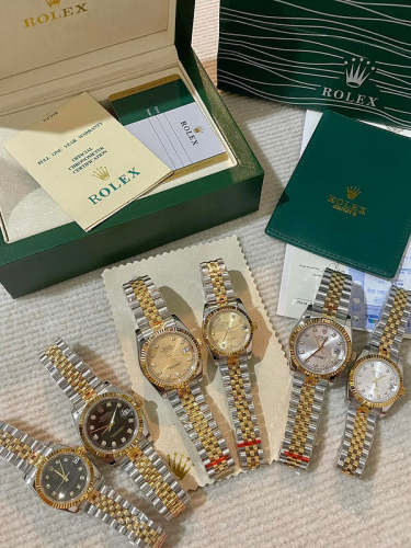 RW24  Journal new color couple mechanical watch 36mm*12mm/31mm*12mm