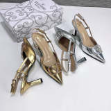 MVS1 Leather Women 7CM Heel shoes 35-42 With box