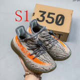 BYS39 yeezy Children's 350 kids 26-35 shoes with box