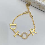 DIN38 Classic Fashion D-Letter Jewelry Necklace bracelet for women  Jewelry
