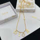 DIN38 Classic Fashion D-Letter Jewelry Necklace bracelet for women  Jewelry