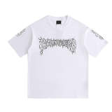 BAC90 High quality new men's and women's letter short sleeved T-shirt