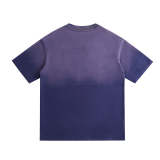 BAC89 High quality new men's and women's letter short sleeved T-shirt