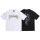 BAC90 High quality new men's and women's letter short sleeved T-shirt