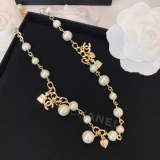 CHN78   Perfume bottle Pearl necklace,2 used necklace (can also be wound 2 times as a bracelet)   Jewelry