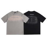BAC88 High quality new men's and women's letter short sleeved T-shirt