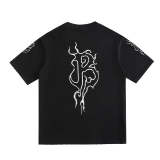 BAC90 High quality new men's and women's letter short sleeved T-shirt