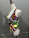 PU02  Women's summer one-piece swimsuit