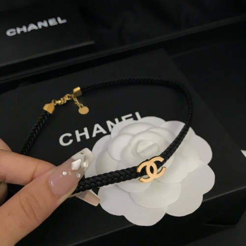 X593  Leather rope necklace for women  Jewelry