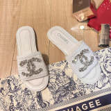 MCS04 Leather slippers shoes 35-40 With box