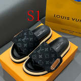 MLS3 Leather slippers Man and Women shoes 35-45 With box