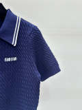 MIC3  Summer new embroidered knitted short sleeve  clothes